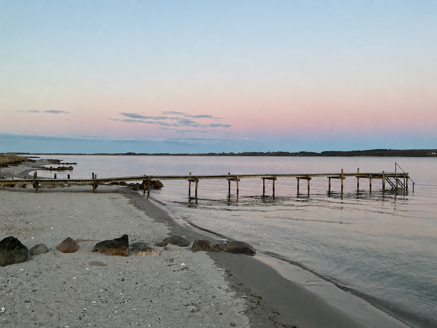 Beach at sunset